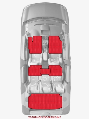 ЭВА коврики «Queen Lux» комплект для Citroen Jumper (1G)